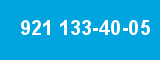 921 133-40-05 921 133-40-05